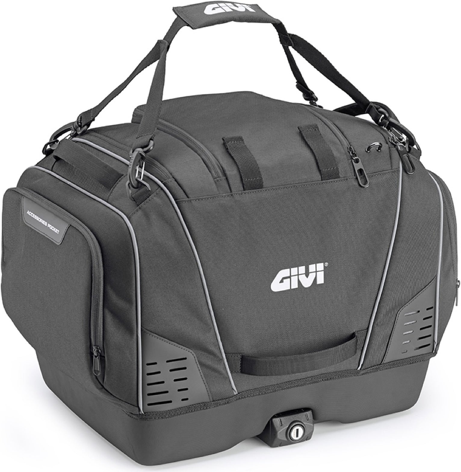 Monokey Animal Carrier Top Case - 33 Lt Nylon - Givi Compatible With Aprilia Shiver 750 (2010-2020)