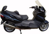 Impianto Di Scarico Completo Non Catalizzato E Con Omologazione Suono Trioval Acciaio - Gpr Compatibile Con Suzuki An 650 Burgman (2002-2012)