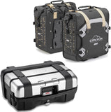 Bauletto + Borse Laterali Trekker Canyon 103 Lt Trekker Canyon Plastica - Givi Compatibile Con Honda Nc 700 S (2012-2013)
