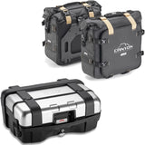 Bauletto + Borse Laterali Trekker Canyon 83 Lt Trekker Canyon Plastica - Givi Compatibile Con Honda Nc 700 X (2012-2013)