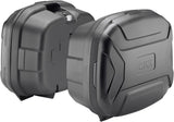 Monokey Trekker Lite Black Side Cases - 70 Lt Trekker Lite Technopolymer - Givi Compatible With Honda Cbf 500 (2004-2012)