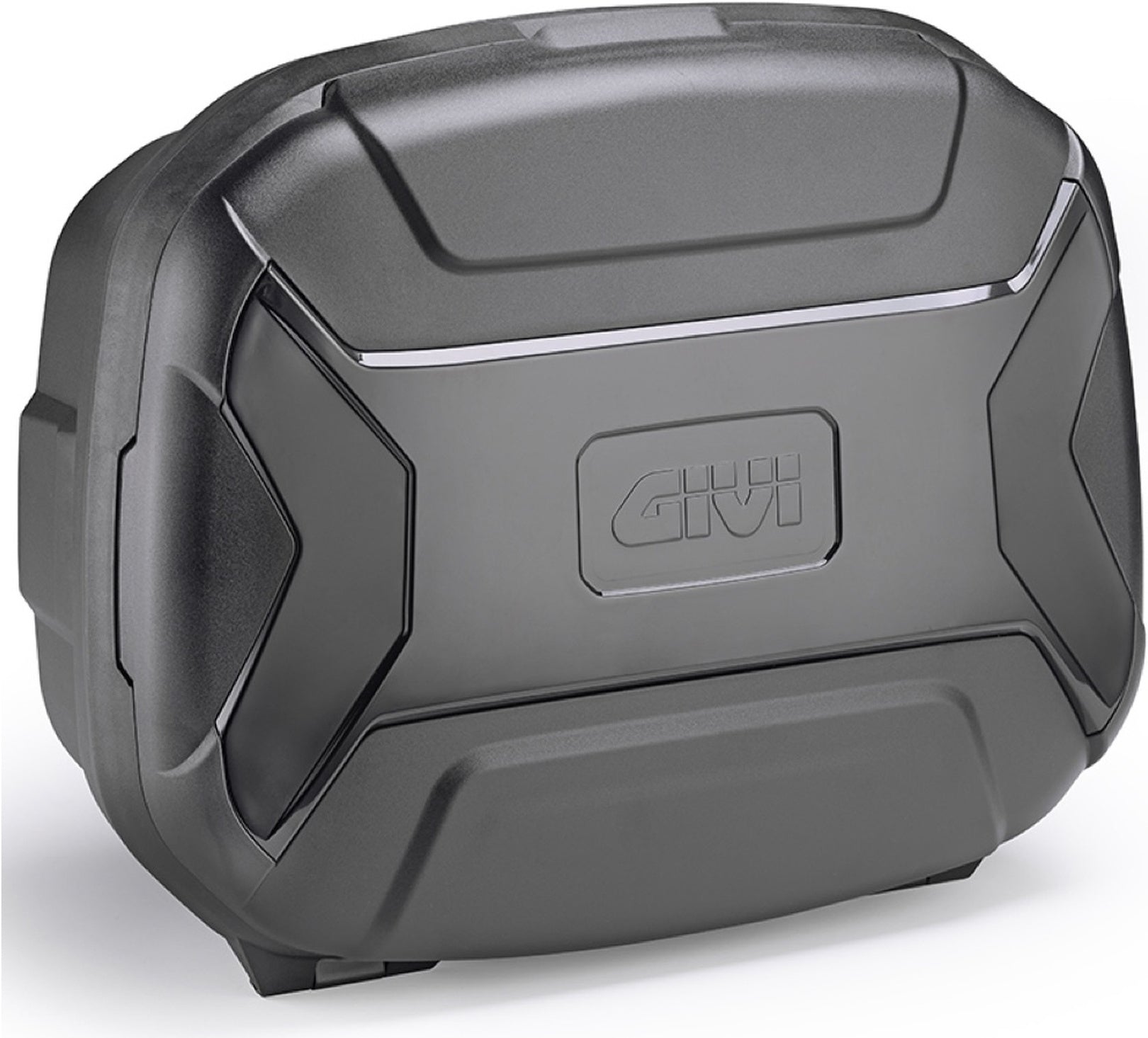 Monokey Trekker Lite Black Top Case - 35 Lt Trekker Lite Technopolymer - Givi Compatible With Wottan Storm S 300 (2022-2024)