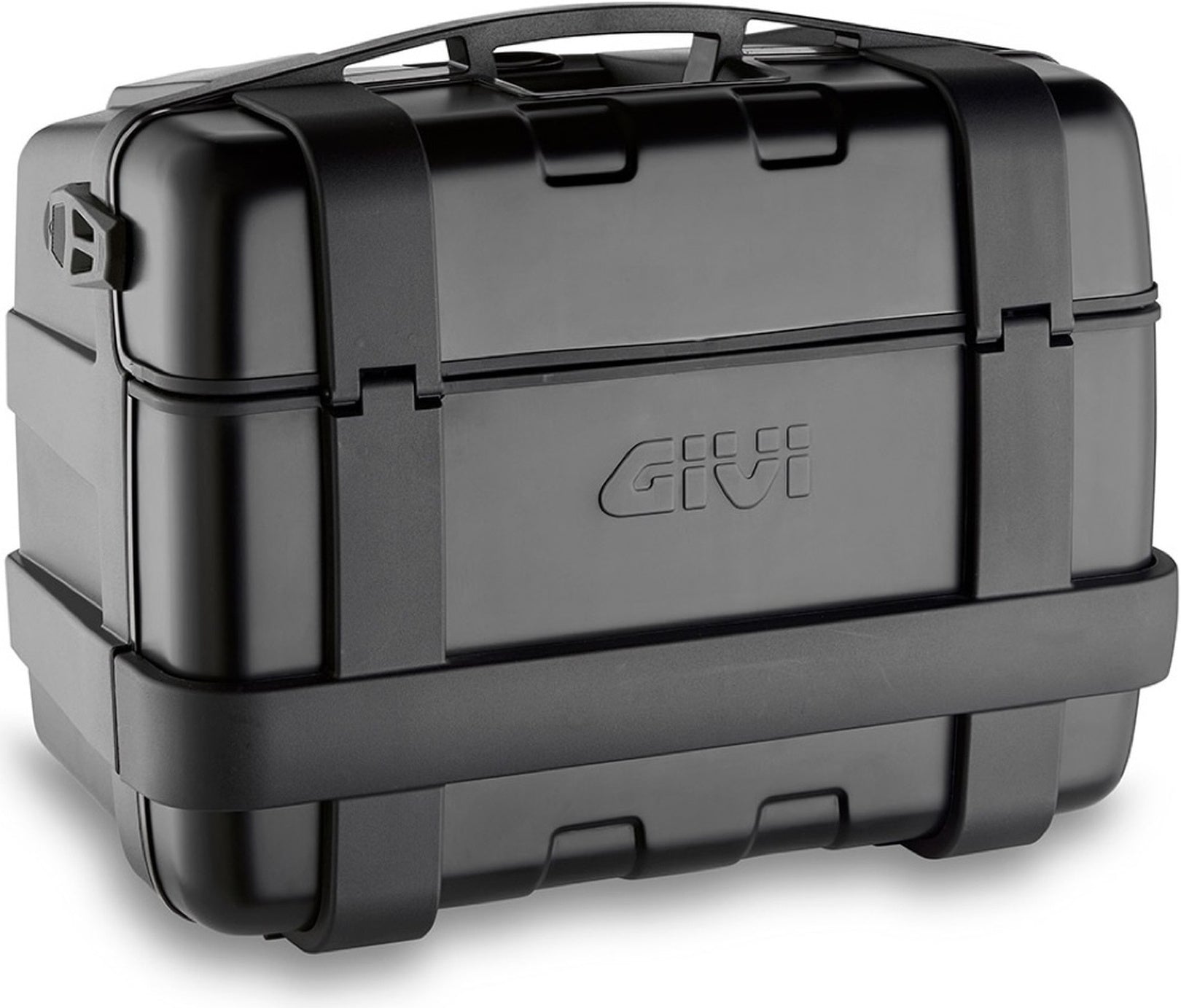 Monokey Trekker Black Aluminium Top Case - 46 Lt Trekker Aluminium - Givi Compatible With Niu Nqix 500 (2025)
