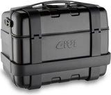Monokey Trekker Black Aluminium Top Case - 46 Lt Trekker Aluminium - Givi Compatible With Bmw R 1200 Rs (2015-2018)