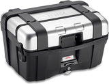 Monokey Trekker Aluminium Top Case - 46 Lt Trekker Aluminium - Givi Compatible With Kove Moto 510 X (2024)