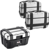 Bauletto + Valigie Laterali Trekker 138 Lt Trekker Alluminio - Givi Compatibile Con Honda Crf 1100 L Africa Twin (2020-2023)