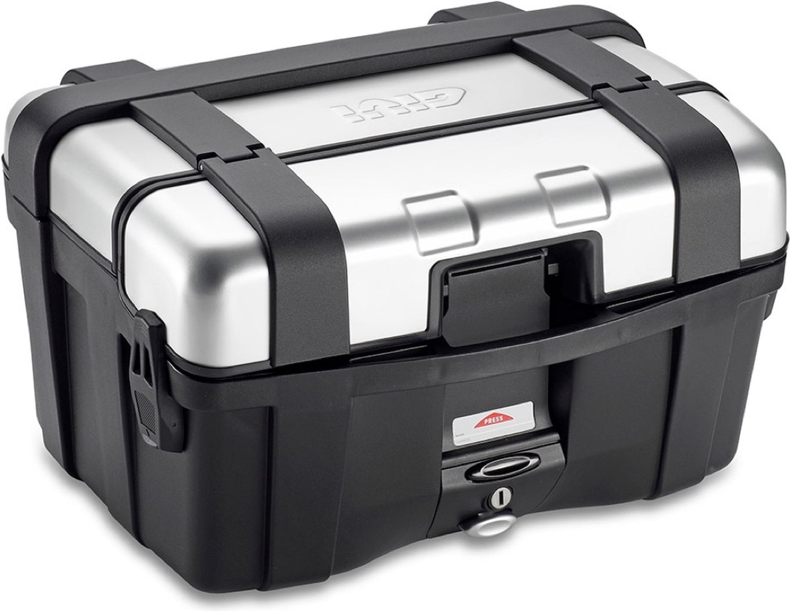 Monokey Trekker Aluminium Top Case - 46 Lt 6Kg Trekker Aluminium - Givi Compatible With Kove Moto 510 X (2024)