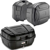 Trekker Lite Black Top Case + Side Cases - 122 Lt Trekker Lite Technopolymer - Givi Compatible With Benelli Trk 702 (2023-2024)