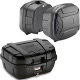 Bauletto + Valigie Laterali Trekker Lite Nero 122 Lt Trekker Lite Plastica - Givi Compatibile Con Honda Cb 500 X (2013-2016)
