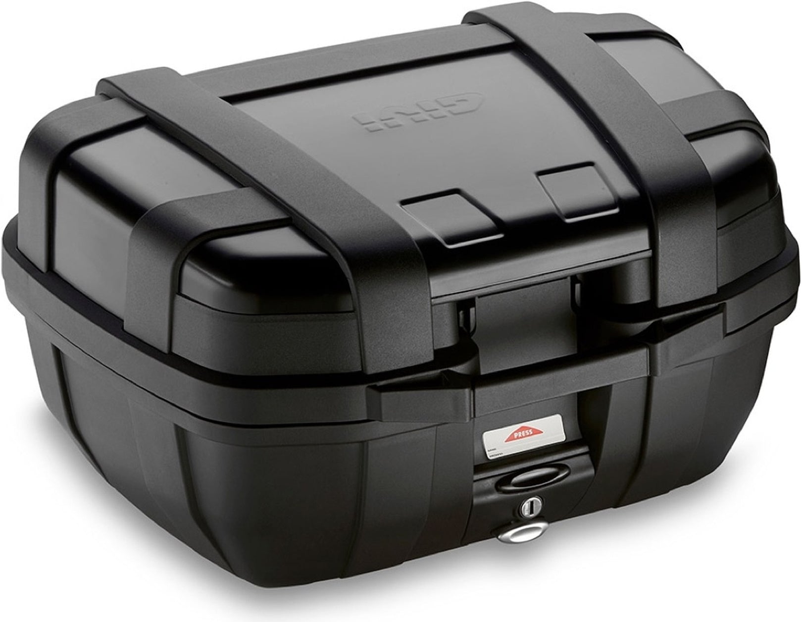 Monokey Trekker Black Aluminium Top Case - 52 Lt Trekker Aluminium - Givi Compatible With Niu Nqix 500 (2025)