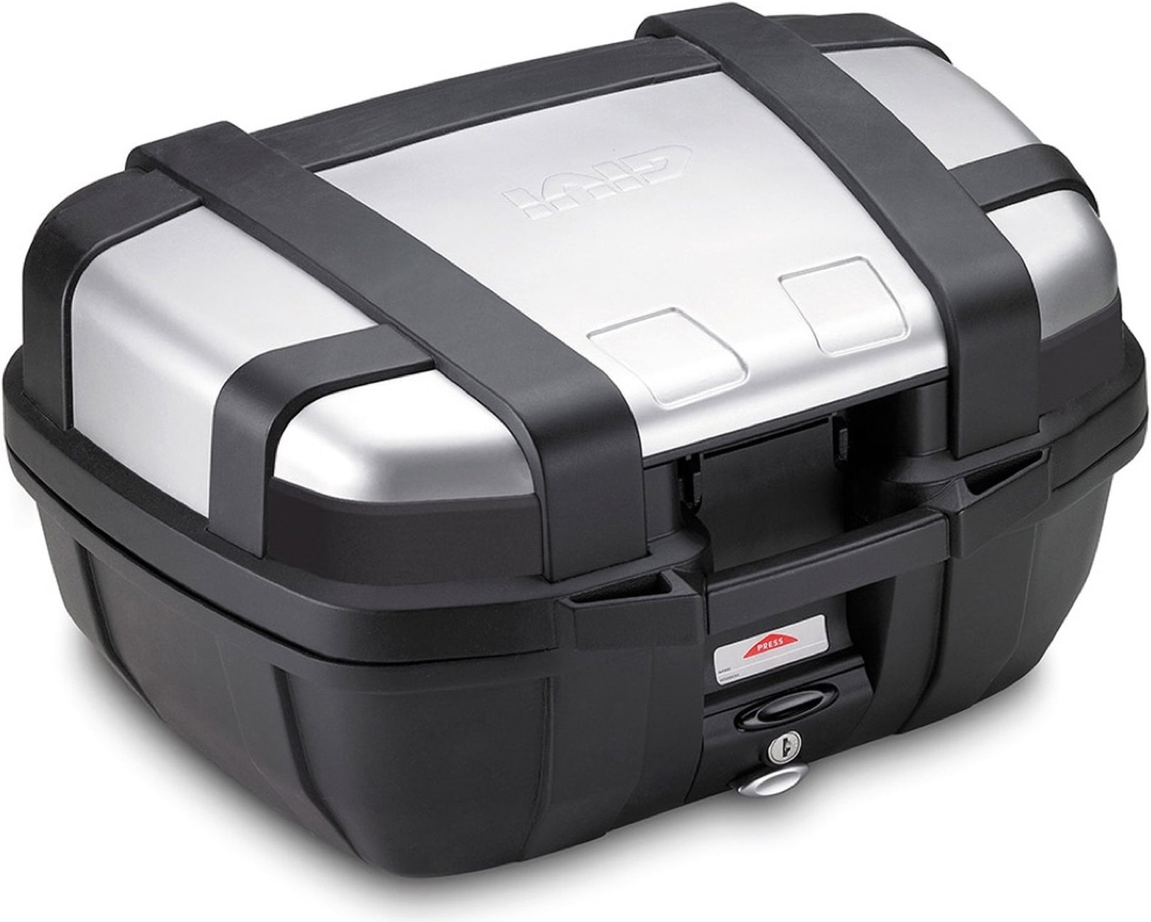 Monokey Trekker Aluminium Top Case - 52 Lt Trekker Aluminium - Givi Compatible With Kove Moto 510 X (2024)