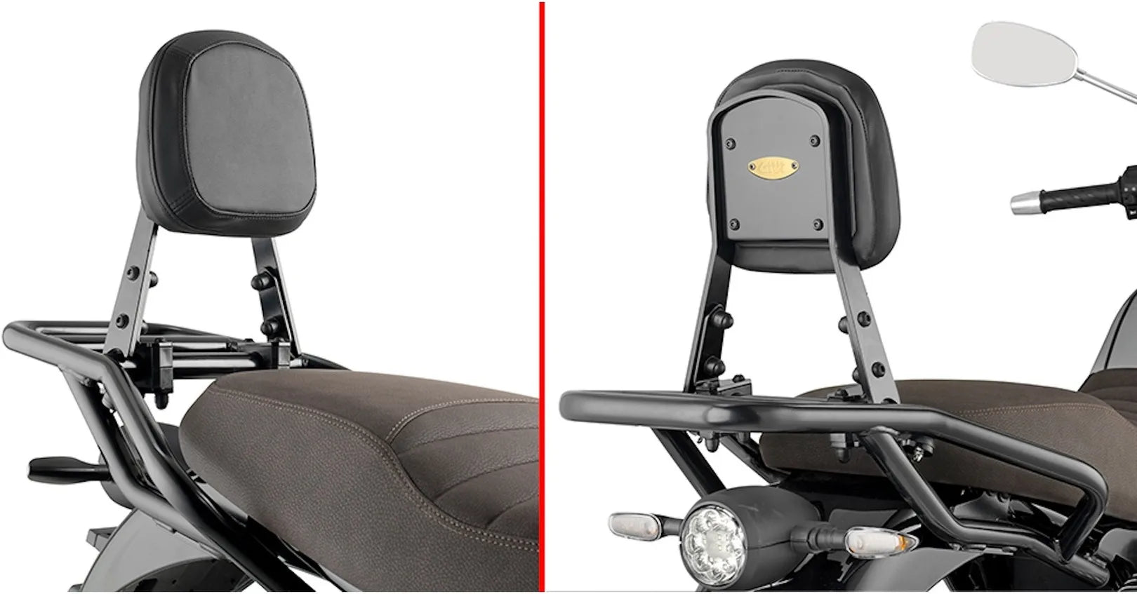 Schienalino - Givi Compatibile Con Moto Guzzi V7 850 Stone - Special (2021-2024)
