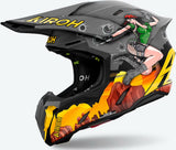 Off-Road Motorcycle Helmet Airoh Twist 3 - Tw3Ad35 Thermoplastic Hrt Gloss Adventure Size Xs
