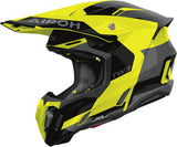 Casco Off-Road Per Moto Airoh Twist 3 - Tw3F31 Thermoplastic Hrt Giallo Gloss Fancy Taglia M