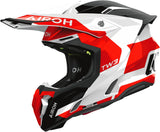 Casco Off-Road Per Moto Airoh Twist 3 - Tw3F55 Thermoplastic Hrt Rosso Gloss Fancy Taglia Xl