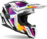 Casco Off-Road Per Moto Airoh Twist 3 - Tw3R38 Thermoplastic Hrt Gloss Rainbow Taglia L