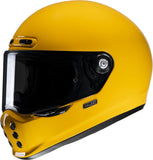 Casco Integrale Per Moto Hjc V10 Advanced Fiberglass Composite Giallo Profondo Taglia 06 Xs
