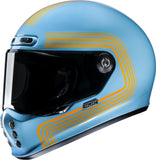 Casco Integrale Per Moto Hjc V10 Advanced Fiberglass Composite Mc27 Foni Taglia 08 M