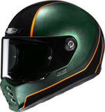 Full-Face Motorcycle Helmet Hjc V10 Advanced Fiberglass Composite Mc47 Hodu Size 08 M