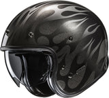 Urban Motorcycle Helmet Hjc V31 Advanced Fiberglass Composite Mc5 Firo Size 06 Xs