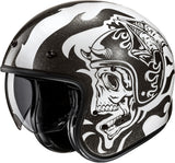 Urban Motorcycle Helmet Hjc V31 Advanced Fiberglass Composite Mc5 Flame Size 06 Xs