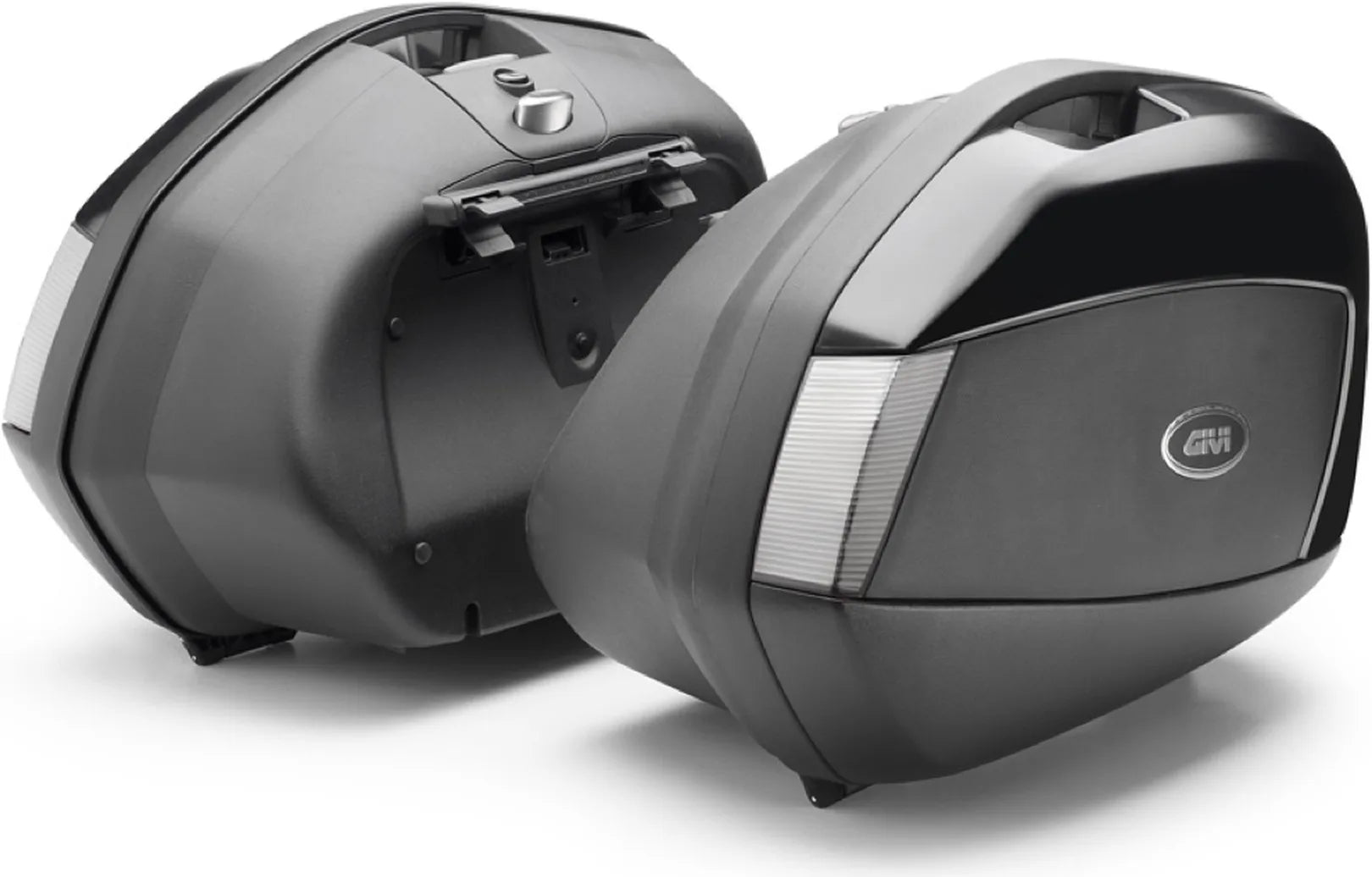 Valigie Laterali Monokey Side Nero Tech 70 Lt Plastica - Givi Compatibile Con Suzuki V-Strom 1050 - Se (2020-2024)