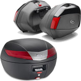 Bauletto + Valigie Laterali Nero 110 Lt Plastica - Givi Compatibile Con Honda Cbf 500 (2004-2012)