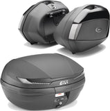 Arena Black Tech Top Case + Side Cases - 110 Lt Arena Technopolymer - Givi Compatible With Yamaha Fz-6 - Fazer (2004-2006)