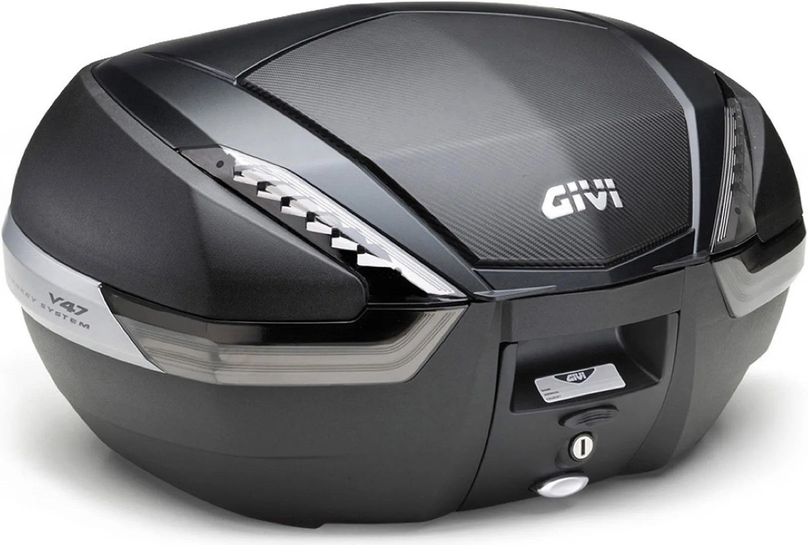 Bauletto Monokey Carbon Look Tech 47 Lt Plastica - Givi Compatibile Con Ktm 790 Adventure R (2019-2020)