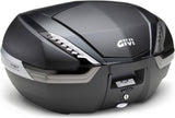 Monokey Carbon Look Tech Top Case - 47 Lt Technopolymer - Givi Compatible With Suzuki Gladius 650 (2009-2016)