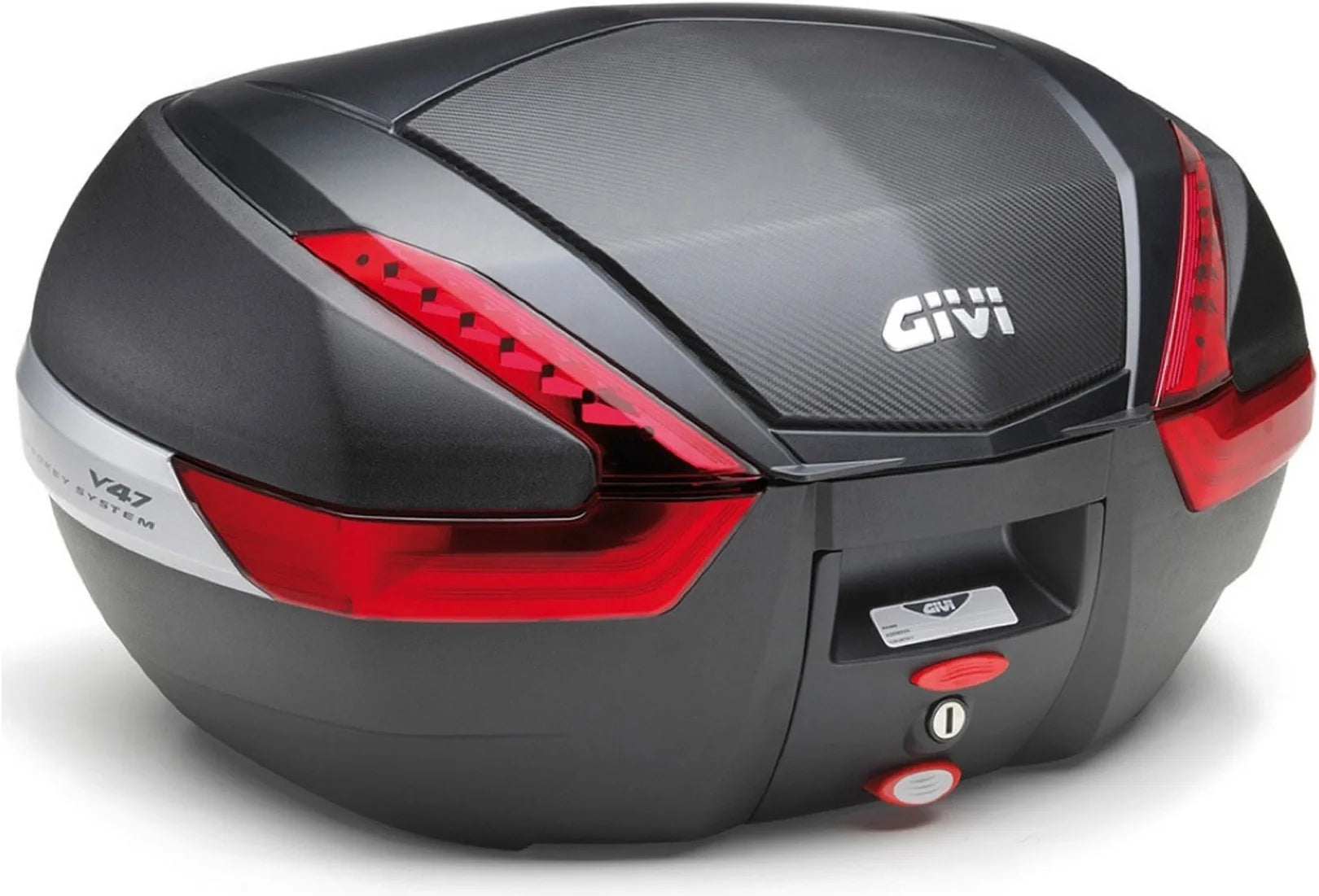Bauletto Monokey Carbon Look 47 Lt Plastica - Givi Compatibile Con Niu Nqix 150 - 300 (2025)