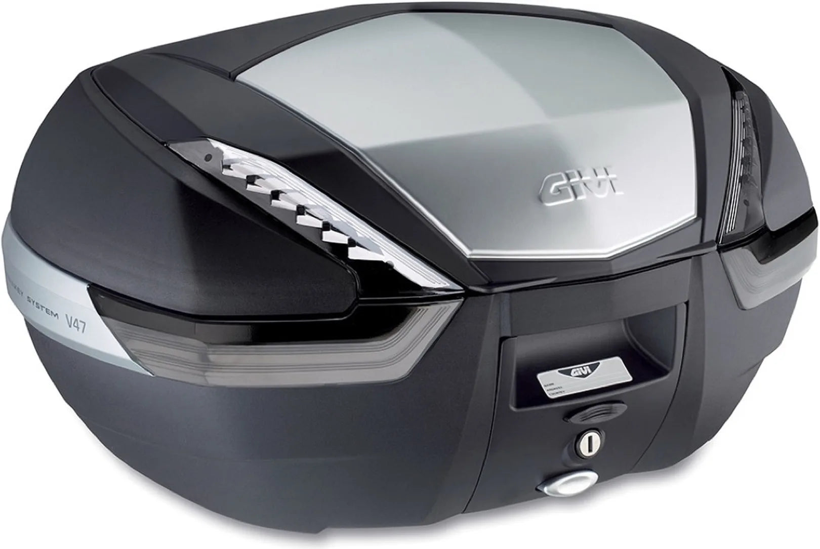 Bauletto Monokey Argento Tech 47 Lt Plastica - Givi Compatibile Con Ktm 390 Adventure (2020-2024)