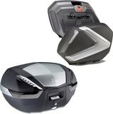 Bauletto + Valigie Laterali Argento Tech 121 Lt Plastica - Givi Compatibile Con Honda Cbf 500 (2004-2012)