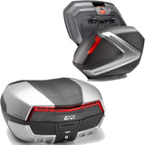 Bauletto + Valigie Laterali Maxia 5 Argento 132 Lt Maxia 5 Plastica - Givi Compatibile Con Honda Nc 750 S (2016-2020)