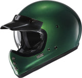Casco Integrale Per Moto Hjc V60 Advanced Fiberglass Composite Verde Profondo Taglia 09 L