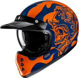 Casco Integrale Per Moto Hjc V60 Advanced Fiberglass Composite Mc27 Flame Taglia 08 M