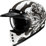 Casco Integrale Per Moto Hjc V60 Advanced Fiberglass Composite Mc5 Flame Taglia 08 M