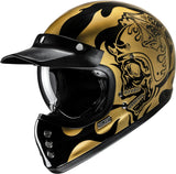 Casco Integrale Per Moto Hjc V60 Advanced Fiberglass Composite Mc9 Flame Taglia 09 L