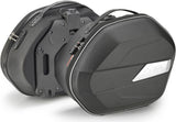 Monokey Black Side Bags - 50 Lt Technopolymer - Givi Compatible With Honda Cbf 500 (2004-2012)