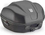 Monokey Black Top Case - 34 Lt Technopolymer - Givi Compatible With Triumph Street Triple 675 (2007-2012)