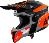 Off-Road Motorcycle Helmet Airoh Wraaap - Wrac32 Thermoplastic Hrt Matte Orange Conquer Size S