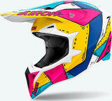 Casco Off-Road Per Moto Airoh Wraaap - Wrap54 Thermoplastic Hrt Matto Paint Taglia Xl