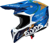 Casco Off-Road Per Moto Airoh Wraaap - Wrasdit25 Thermoplastic Hrt Gloss 6 Days Italy 2025 Taglia Xl