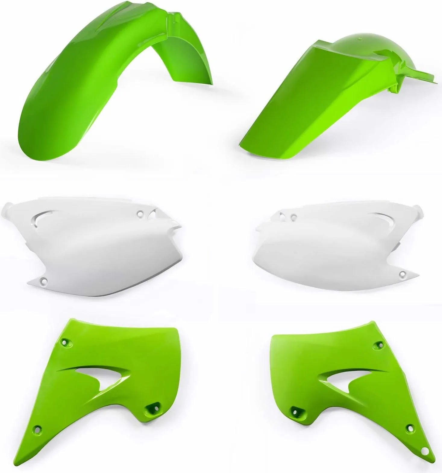 Kit Plastiche - Acerbis Compatibile Con Kawasaki Kx 250 2T (2003-2008)