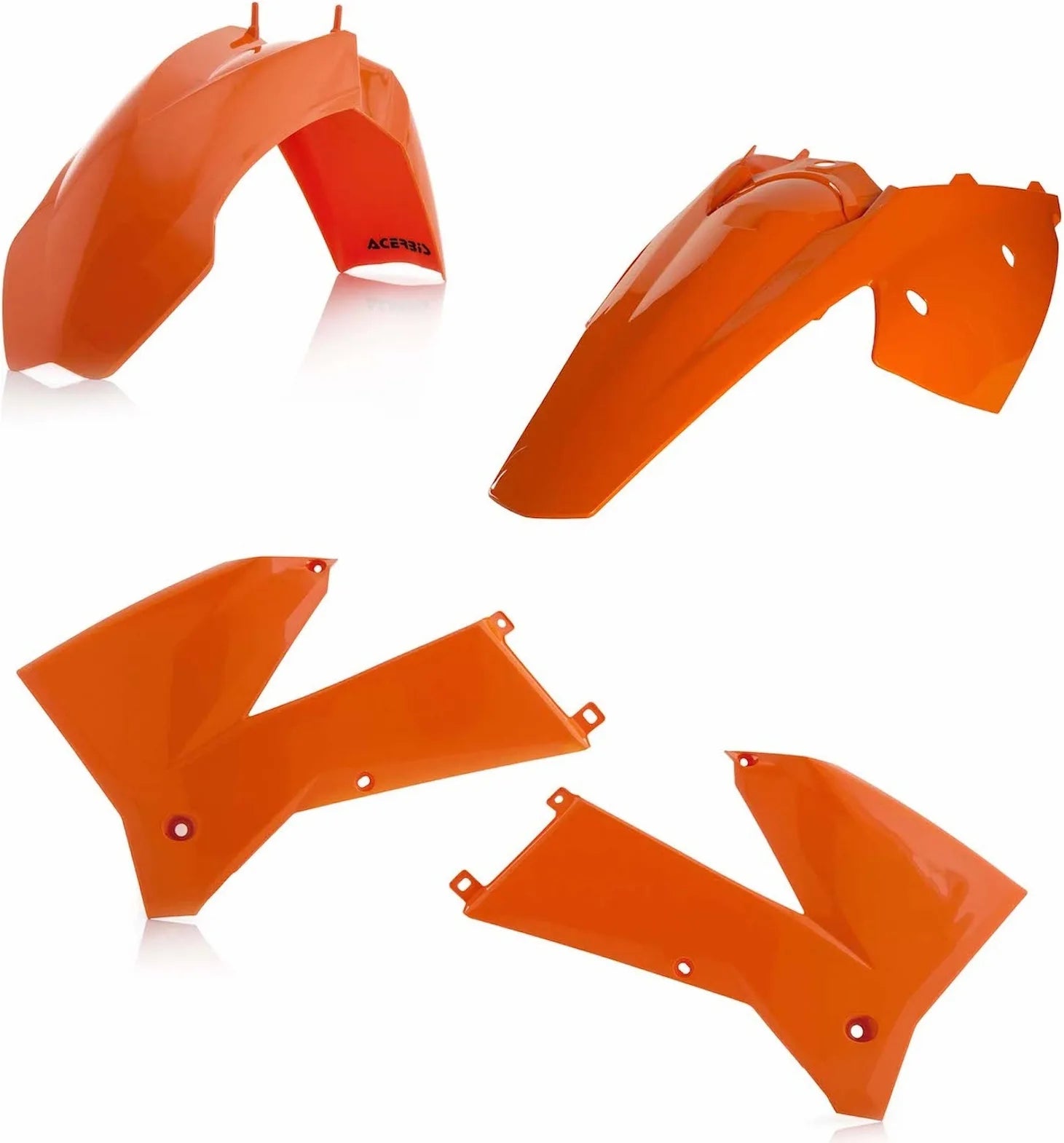 Kit Plastiche - Acerbis Compatibile Con Ktm 125 Exc (2005-2007)