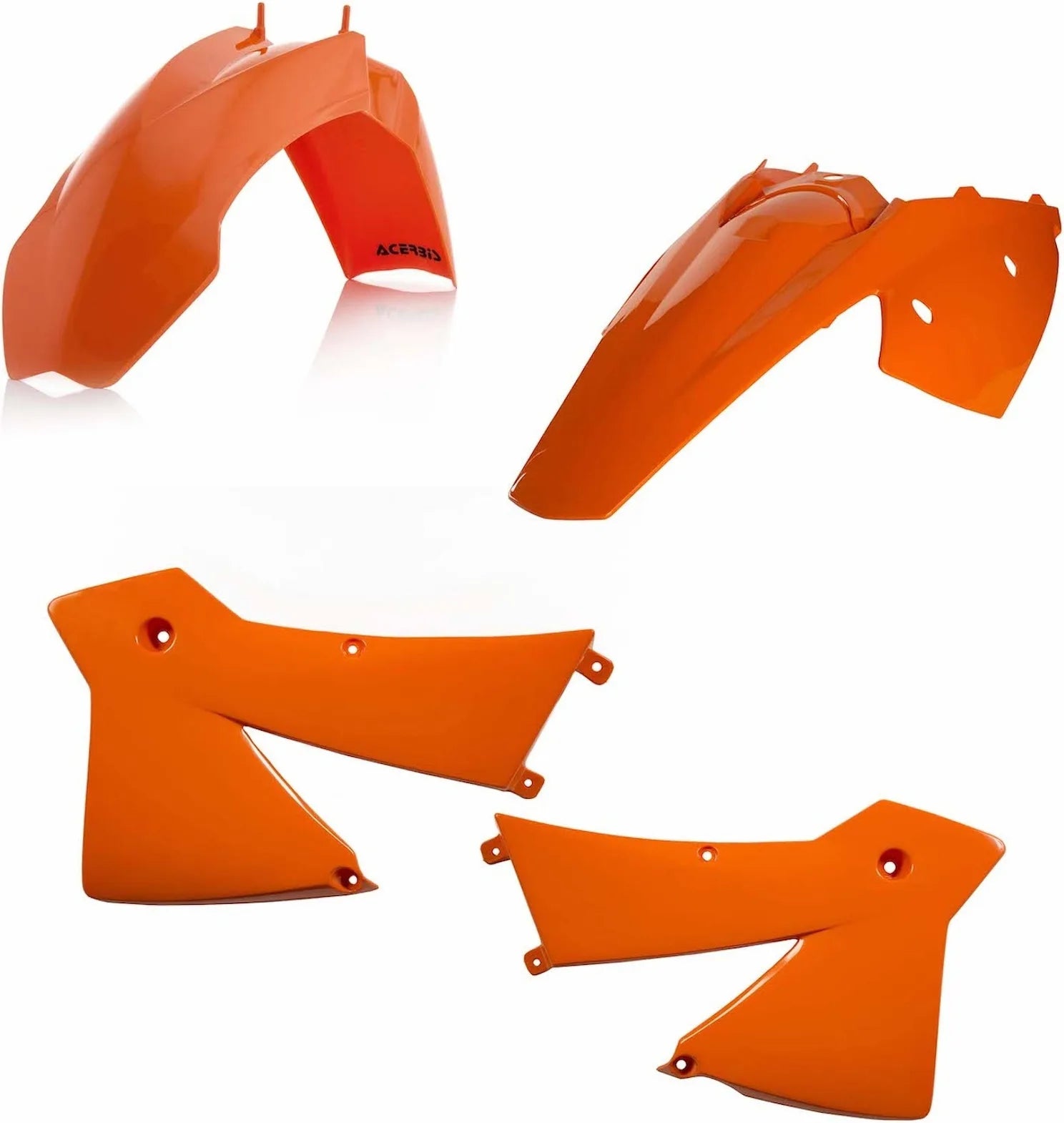Kit Plastiche - Acerbis Compatibile Con Ktm 125 Exc (2004)
