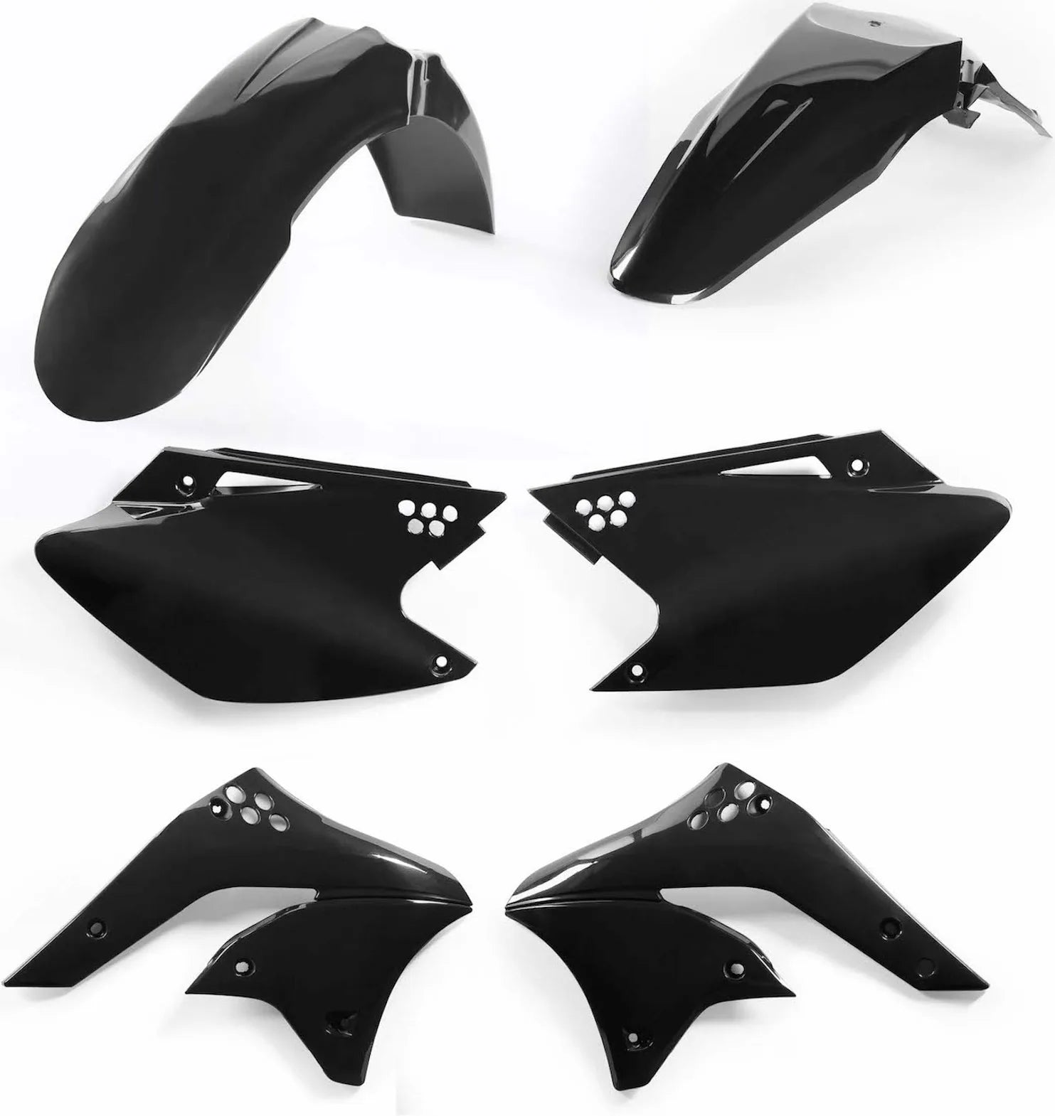 Kit Plastiche - Acerbis Compatibile Con Kawasaki Kx 250 F (2006-2008)