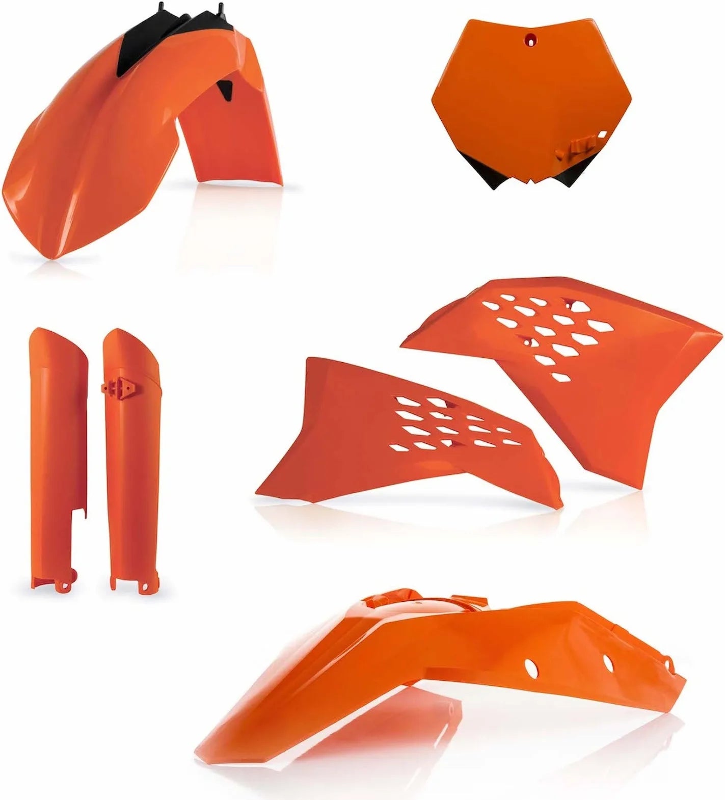 Kit Completo Plastiche - Acerbis Compatibile Con Ktm 350 Sx-F (2007-2010)