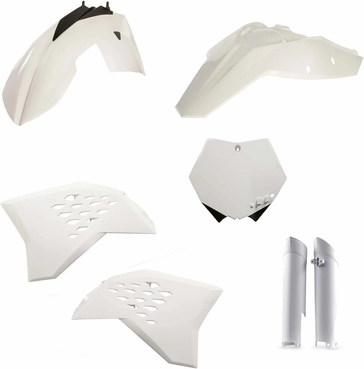 Kit Completo Plastiche - Acerbis Compatibile Con Ktm 350 Sx-F (2007-2010)