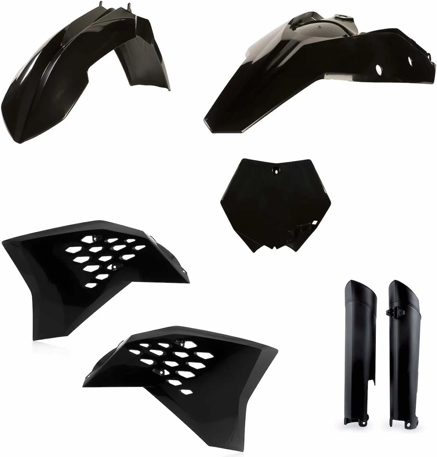 Kit Completo Plastiche - Acerbis Compatibile Con Ktm 505 Sx-F (2008-2010)